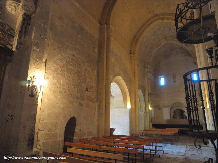 INTERIOR DE LA NAVE CENTRAL HACIA LOS PIES